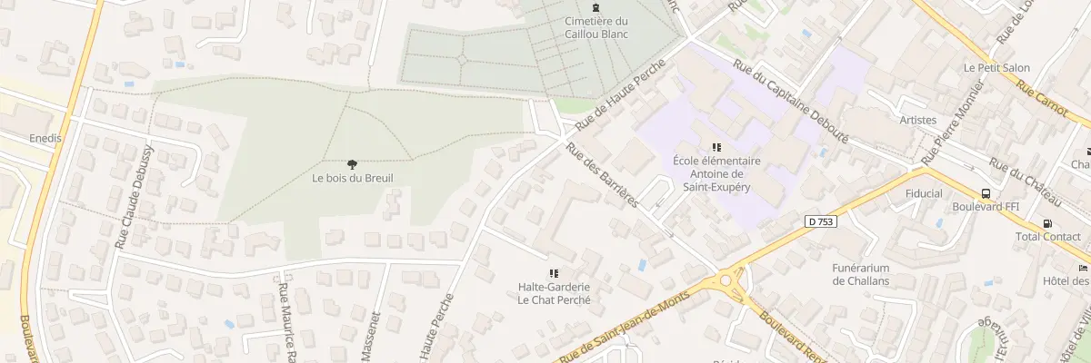 Plan du 19 Rue de haute perche à Challans