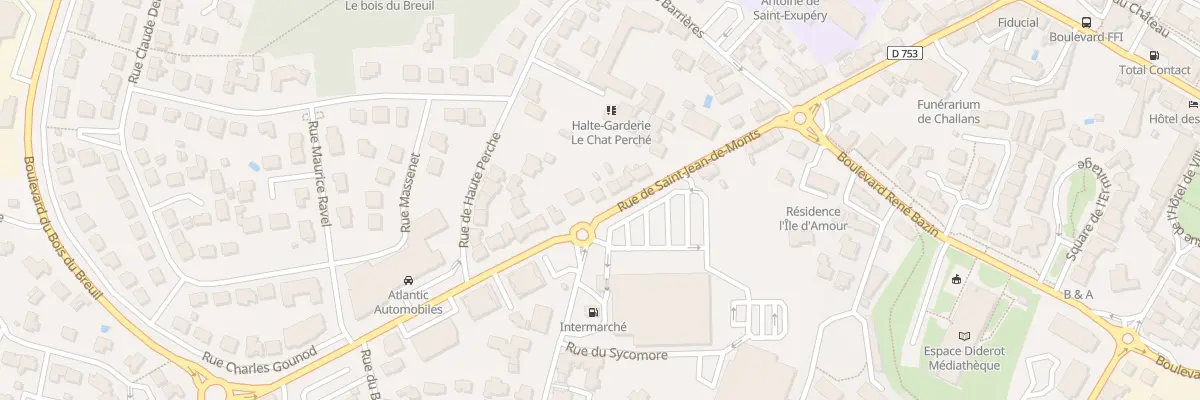 Plan du 34 Rue de saint-jean de monts à Challans