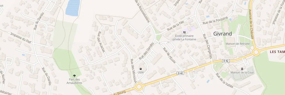 Plan du 5 Rue des Genêts à Givrand