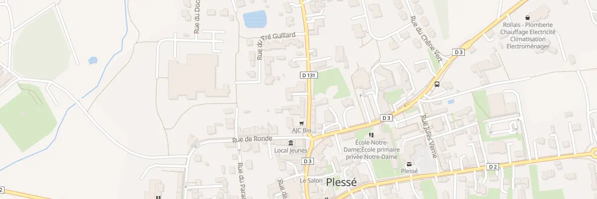Plan du 5 Rue de Malagué à Plessé
