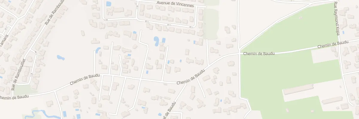 Plan du 71 Che de Baudu à Challans