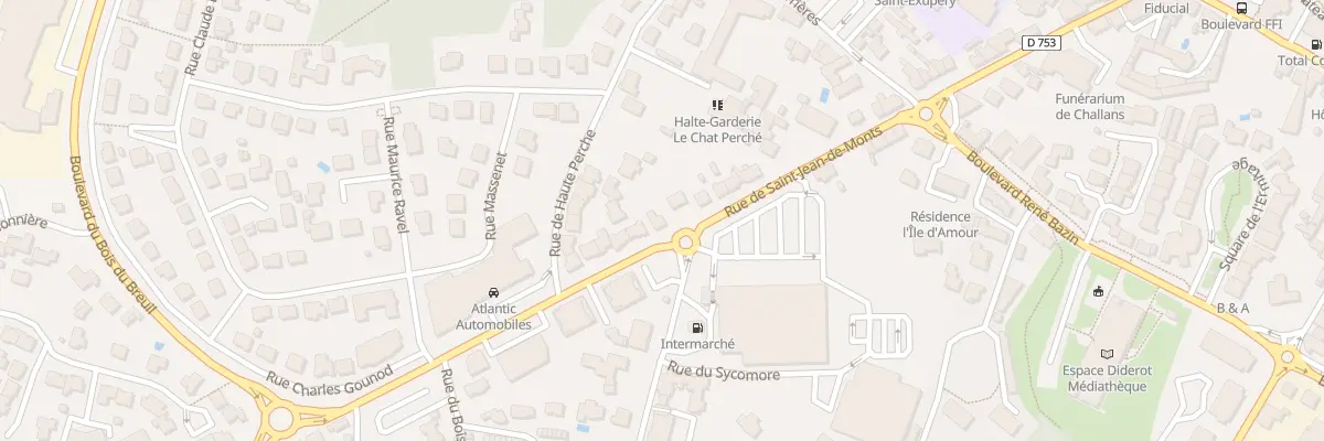 Plan du 38 Rue de saint-jean de monts à Challans