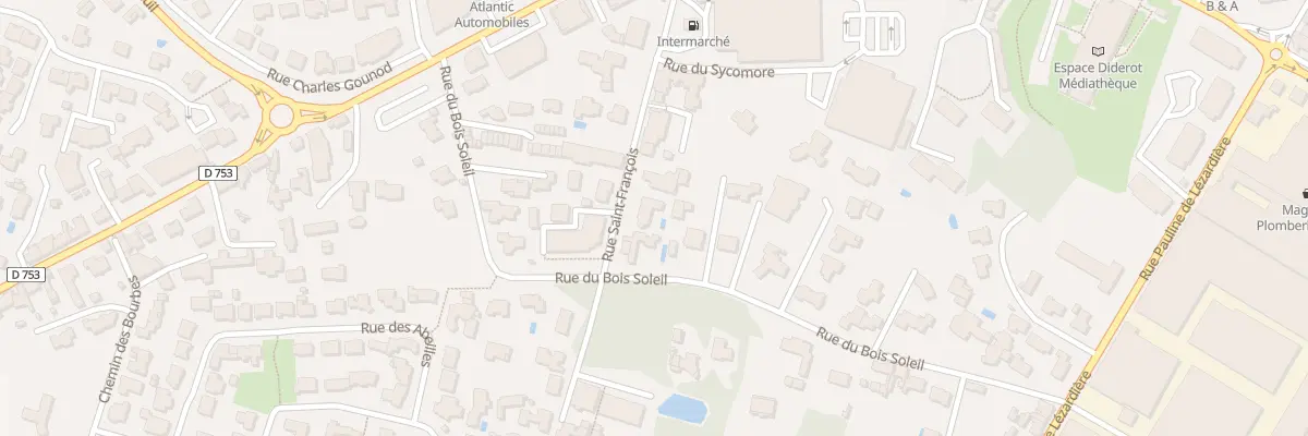 Plan du 11 Rue saint-françois à Challans