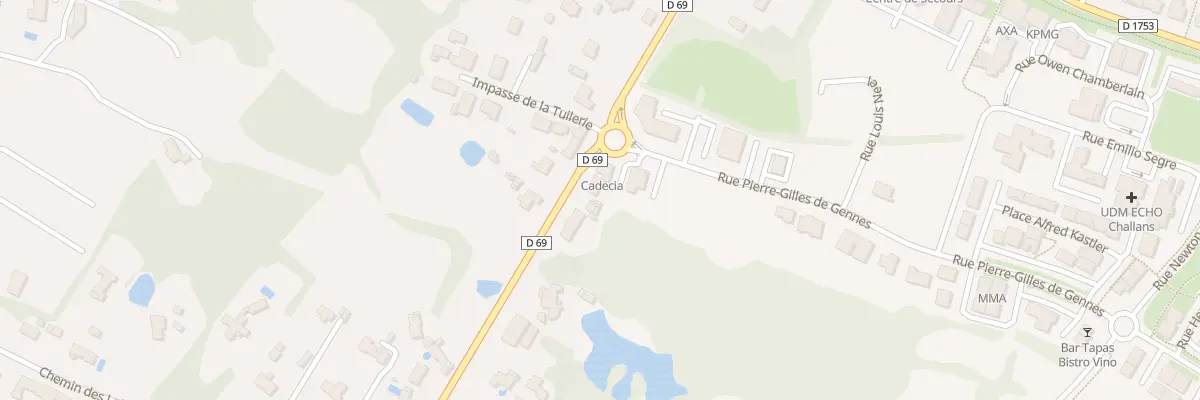 Plan du 105A Rue pauline de lezardière à Challans