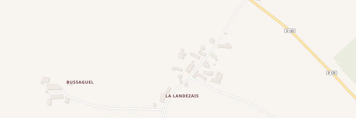 Plan du 6 La Landezais à Guémené-Penfao