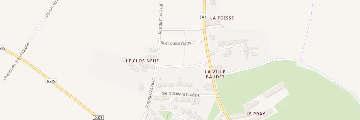 Plan du 10 Rue Simone de Beauvoir à Saint-Guinoux