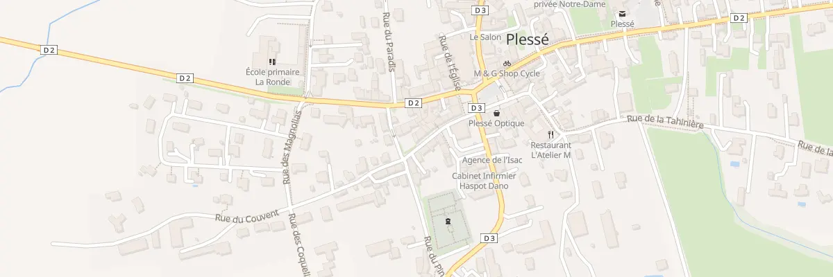 Plan du 8 Rue du Couvent à Plessé