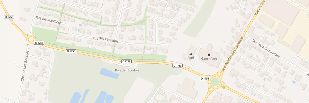 Plan du 40 Rue des papillons à Challans