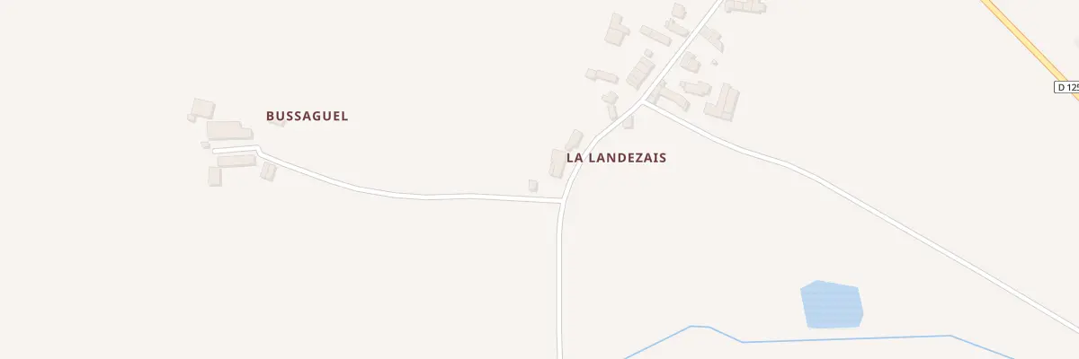 Plan du 16 La Landezais à Guémené-Penfao