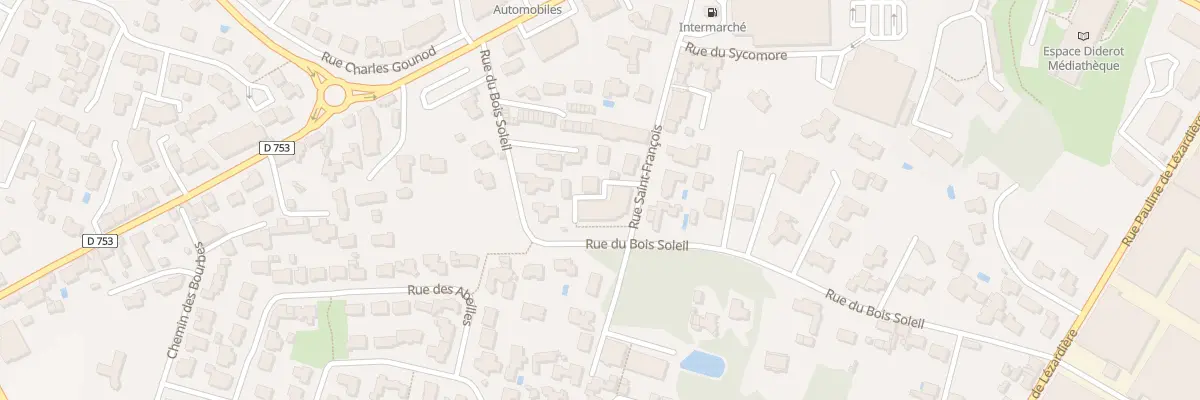 Plan du 16 Rue saint-françois à Challans