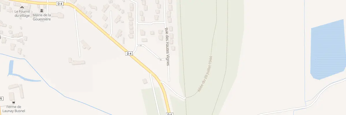 Plan du 19 Rue des Hautes Vignes à La Gouesnière