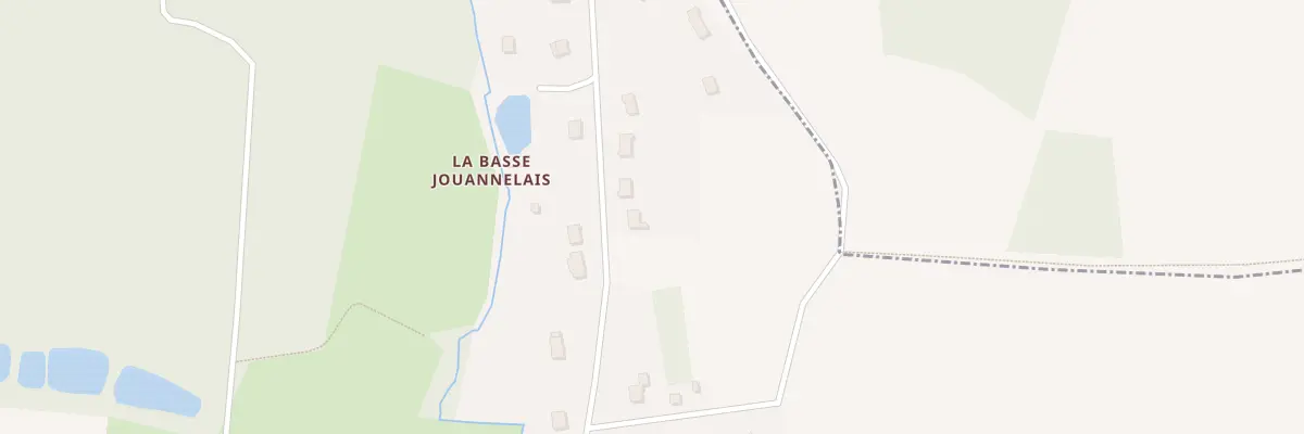 Plan du 62 La Basse Jouannelais à Goven