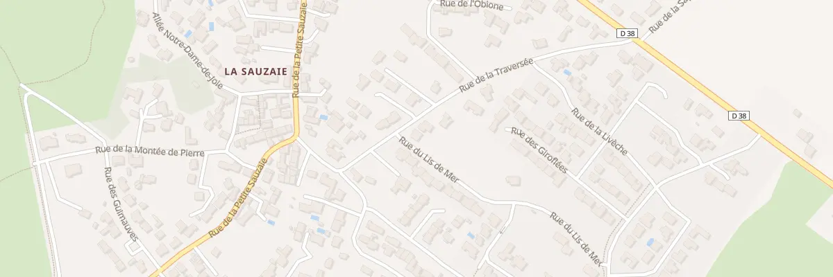 Plan du 24 Rue de la traversée à Bretignolles-sur-Mer