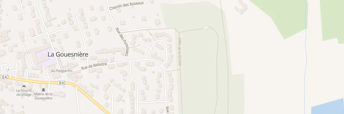 Plan du 16 Rue des Eglantines à La Gouesnière