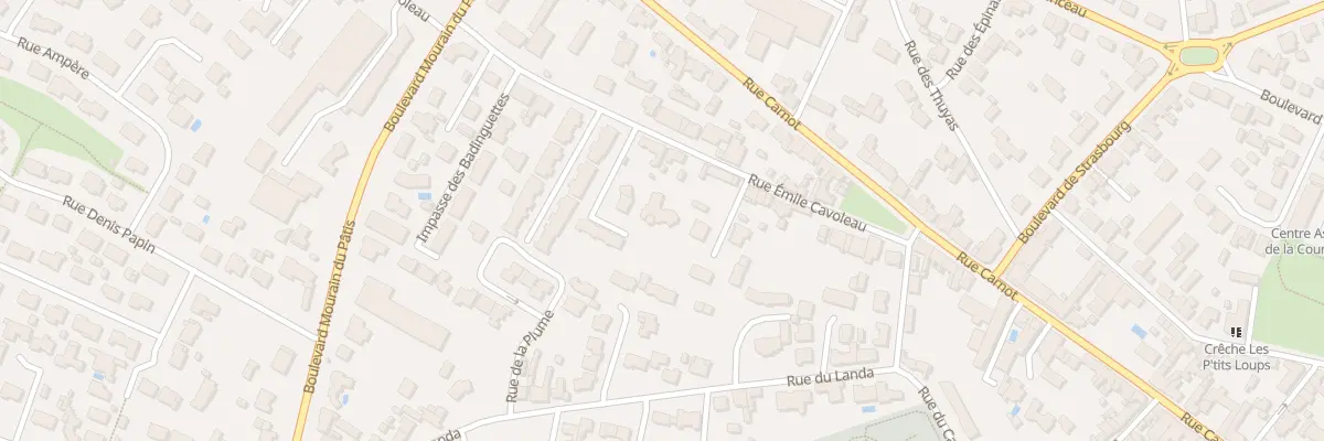 Plan du 15 Rue émile cavoleau à Challans