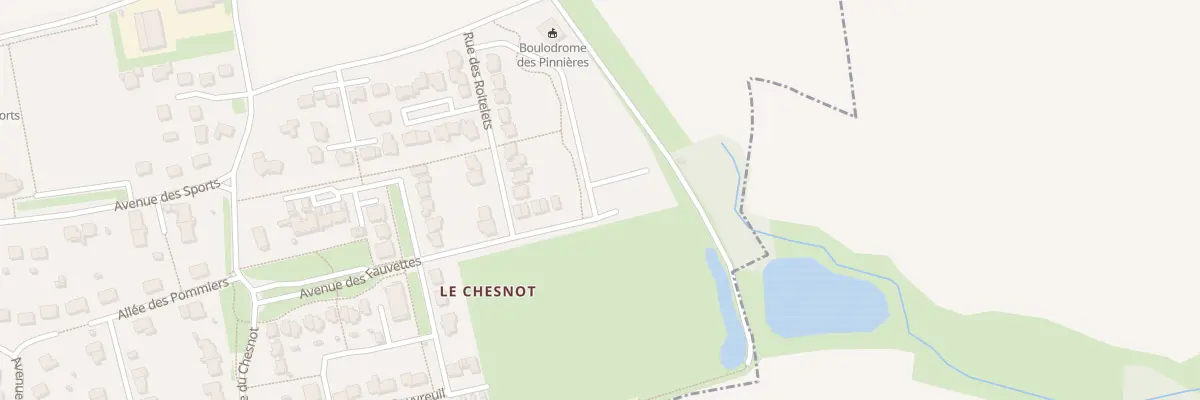 Plan du 2 Imp des Pinsons à Breteil