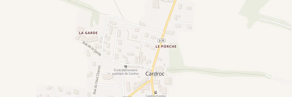 Plan du 2 Rue de la Salle Verte à Cardroc