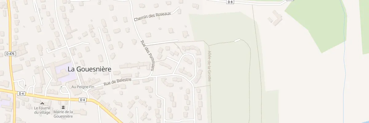 Plan du 9 Rue des Eglantines à La Gouesnière