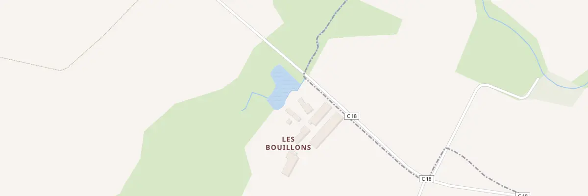Plan du 5053 Les Bouillons à La Baussaine