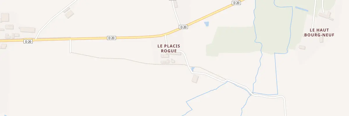 Plan du 4 Le Placis Rogue à La Baussaine
