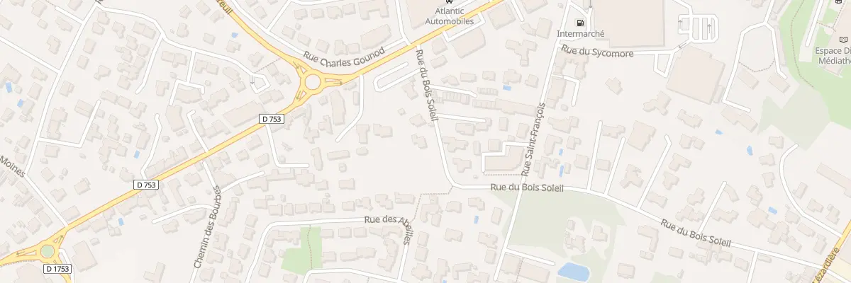 Plan du 10 Rue du bois soleil à Challans