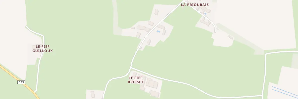 Plan du 5161 Le Priourais à Bouée
