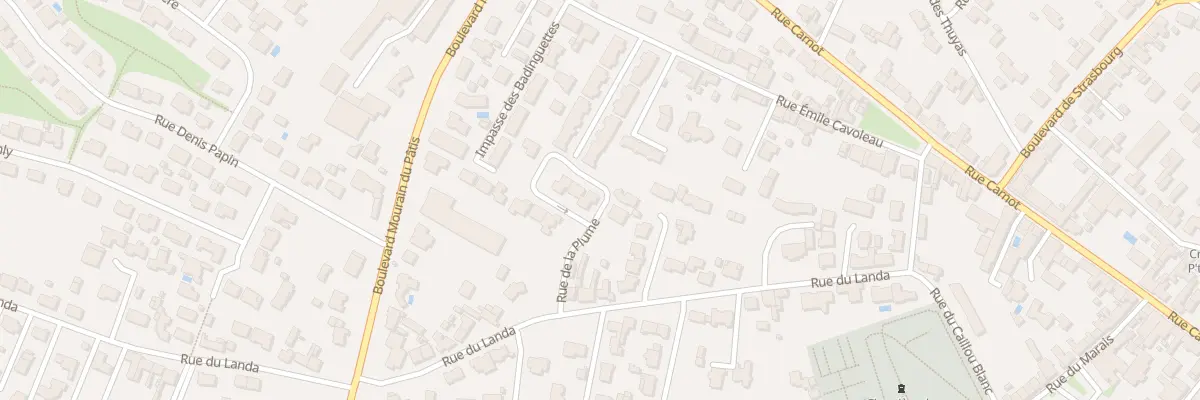 Plan du 28 Rue du landa à Challans