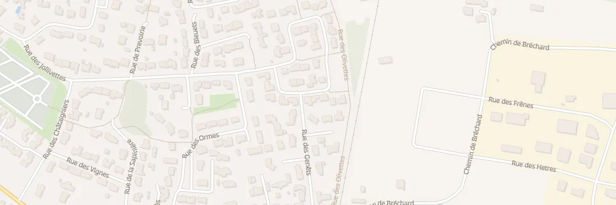 Plan du 10 Rue des genêts à Soullans
