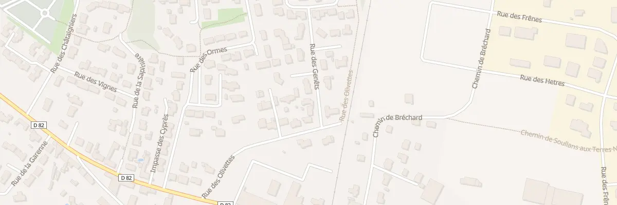 Plan du 1B Rue des genêts à Soullans