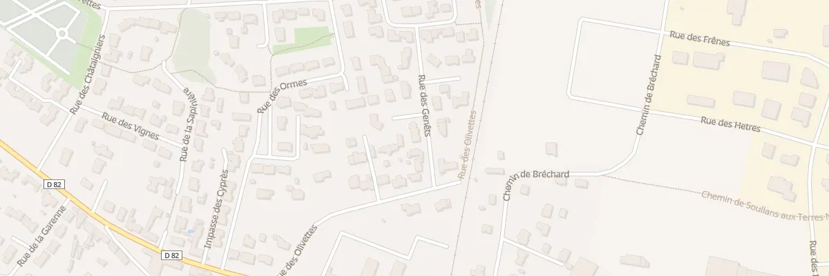 Plan du 3 Rue des genêts à Soullans