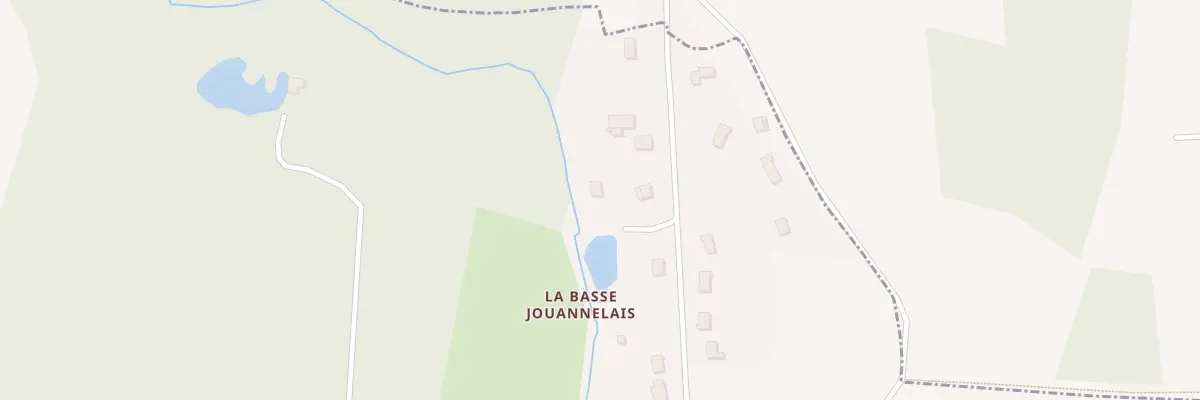 Plan du 6046 La Basse Jouannelais à Goven