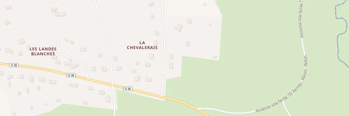 Plan du 5674 La Chevalerais à Baulon