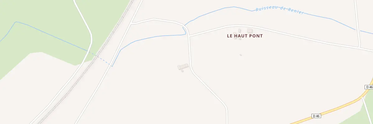 Plan du 1 Haut Pont à Massérac