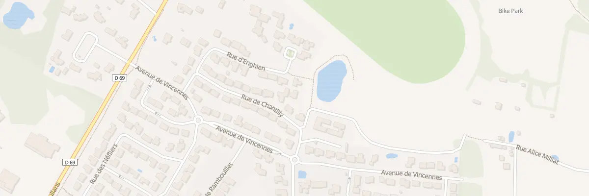 Plan du 23 Rue de chantilly à Challans