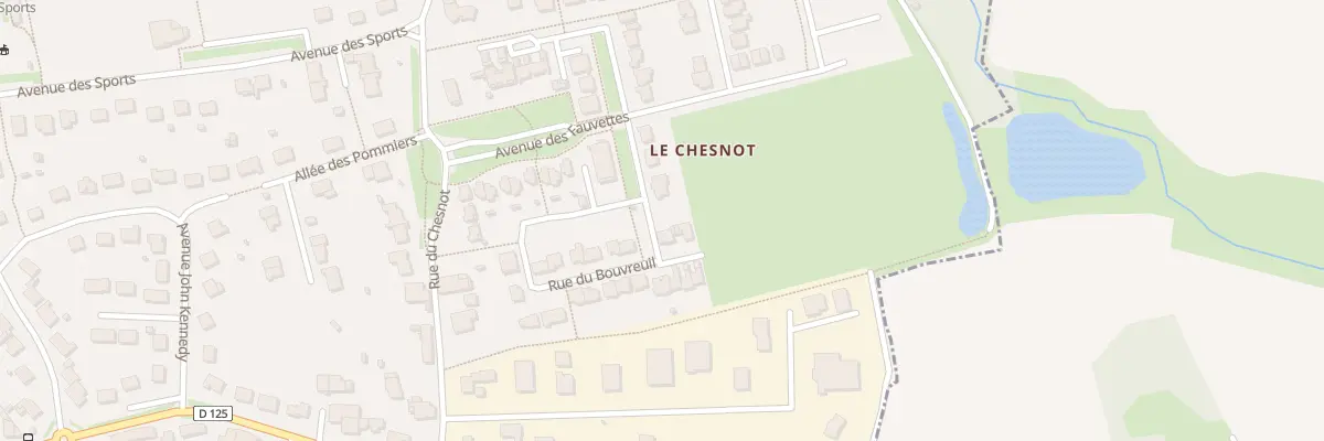 Plan du 20 Rue du Bouvreuil à Breteil