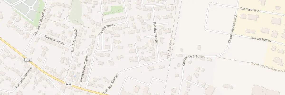 Plan du 3B Rue des genêts à Soullans