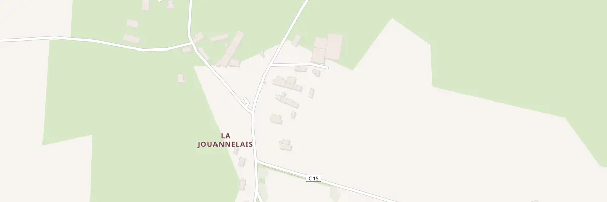 Plan du 8 La Jouannelais à Goven