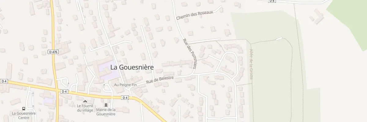 Plan du 17 Rue de Belestre à La Gouesnière