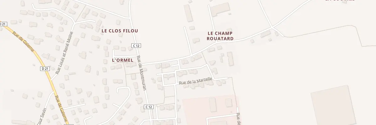 Plan du 3 Rue des Roches à Romillé