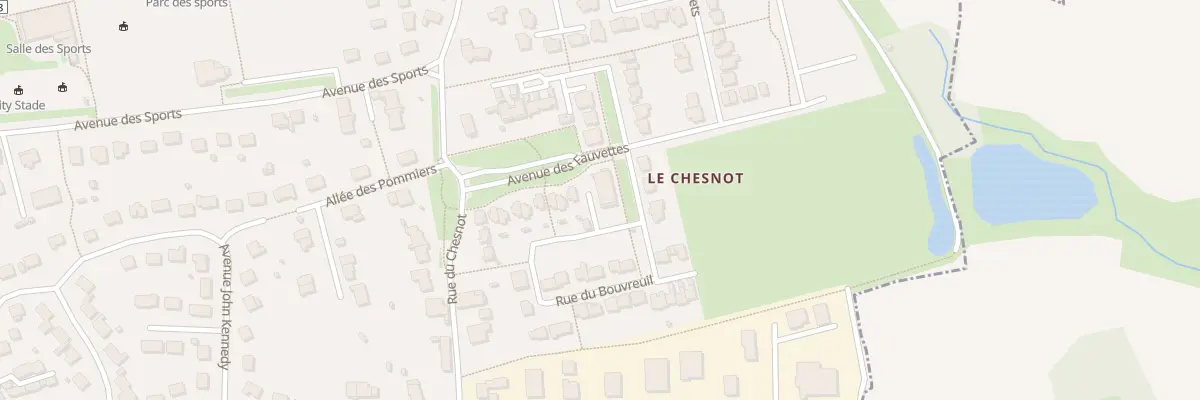Plan du 1 Rue des Bruants à Breteil