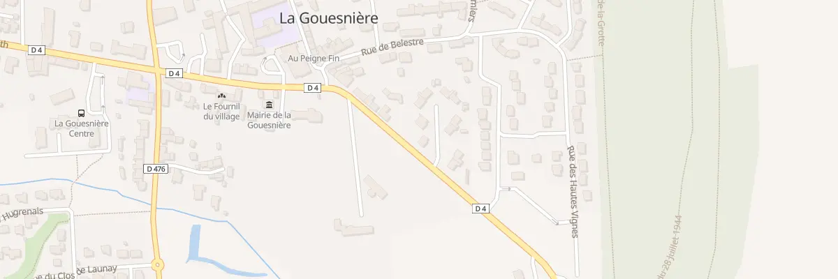 Plan du 1 Rue des Digitales à La Gouesnière