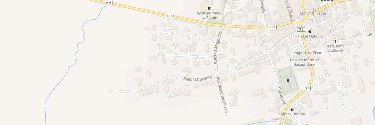 Plan du 24 Rue de la Prairie de la Haie à Plessé
