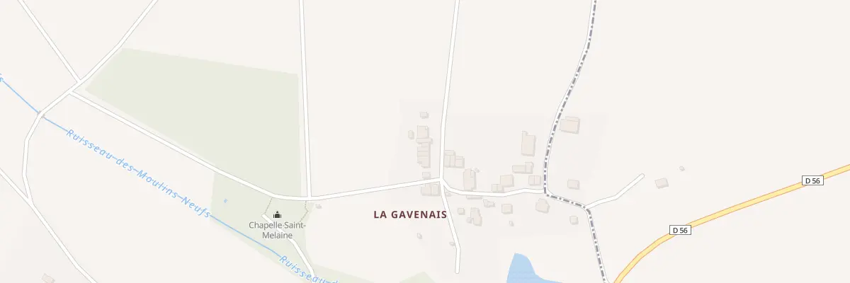 Plan du 17 La Gavenais à La Chapelle-de-Brain