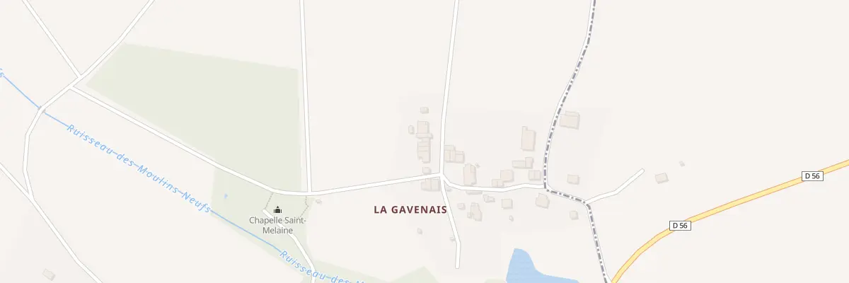 Plan du 15 La Gavenais à La Chapelle-de-Brain