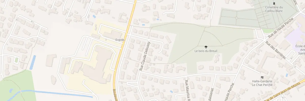 Plan du 3 Rue claude debussy à Challans
