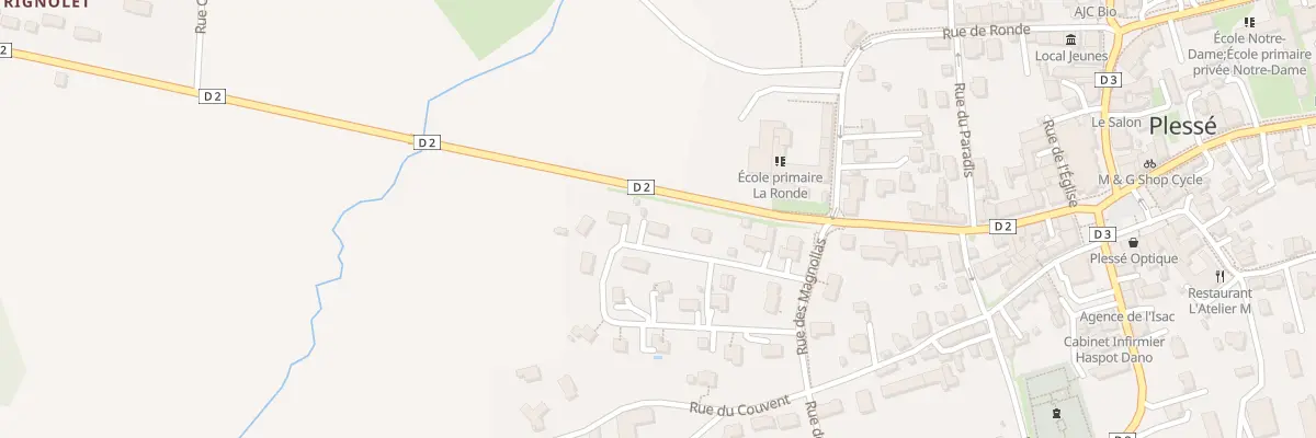 Plan du 10 Rue de la Prairie de la Haie à Plessé