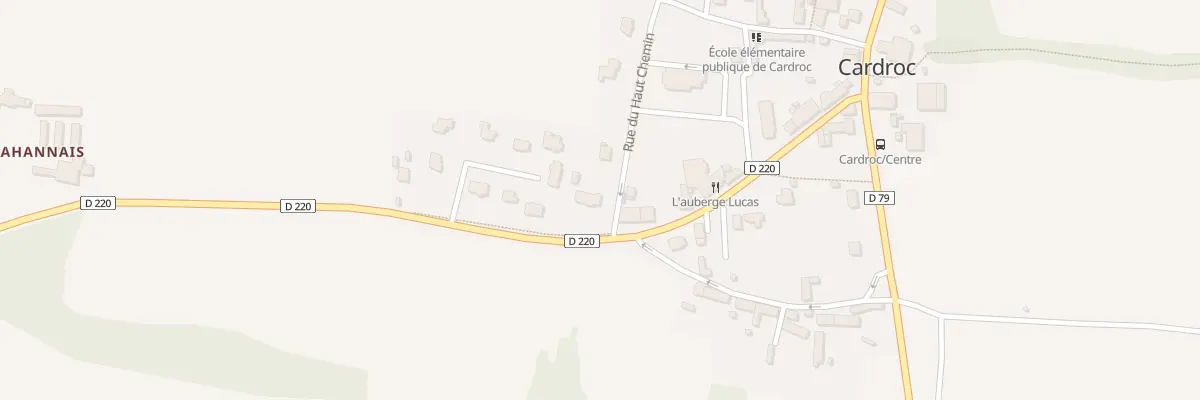 Plan du 8 Rue du Haut Chemin à Cardroc