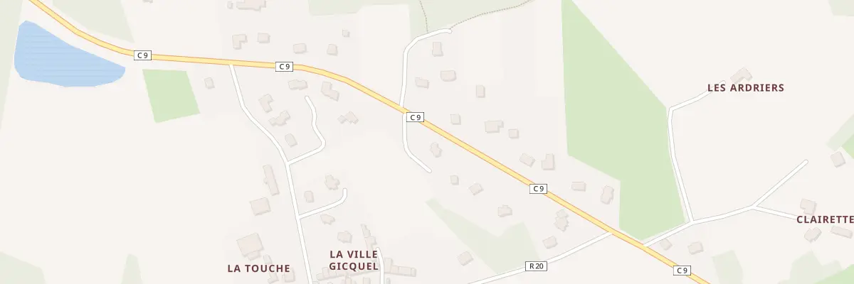 Plan du 5001 Le Grand Rocher à Mesnil-Roc’h