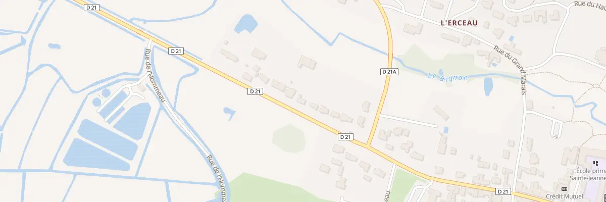 Plan du 62 Rue de la motte à Bois-de-Céné