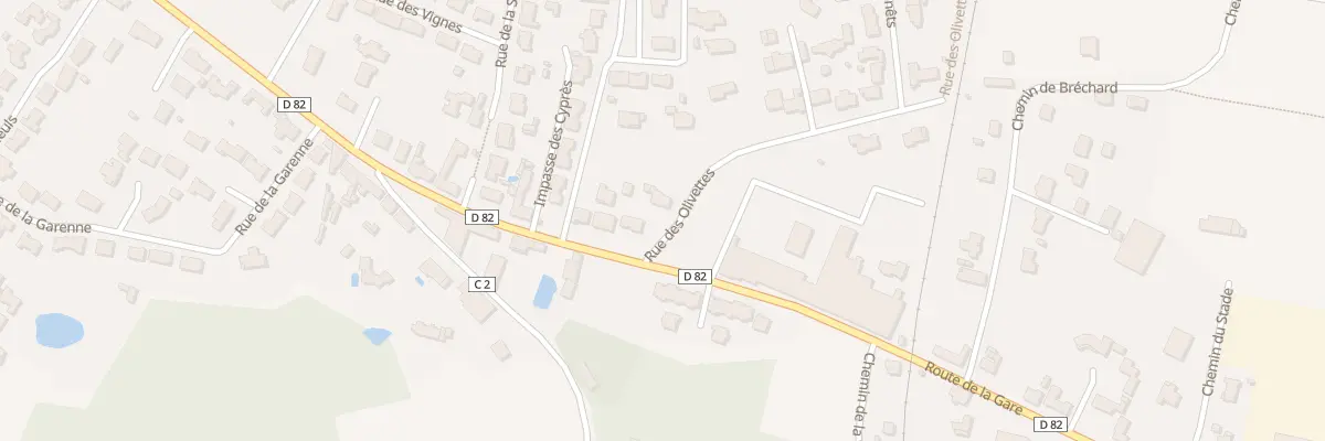 Plan du 13 Rte de la Gare à Soullans